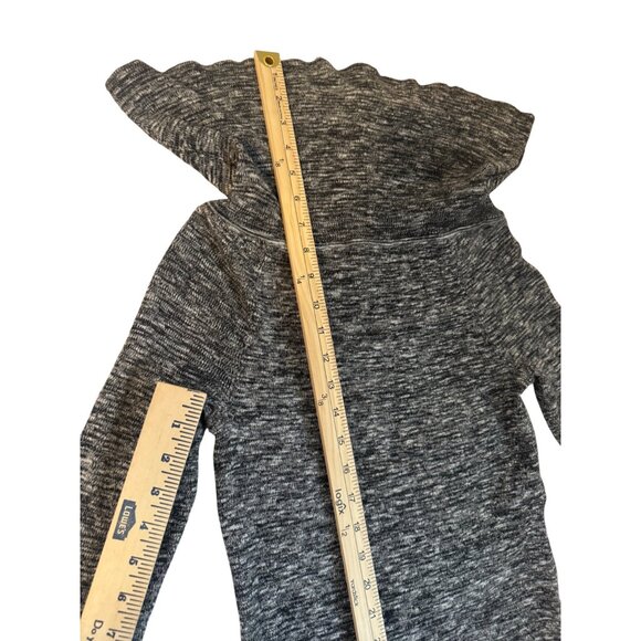 Anthropologie Moth Long Sweater Dress Size S Women's Grey Knit Turtleneck - Picture 4 of 6